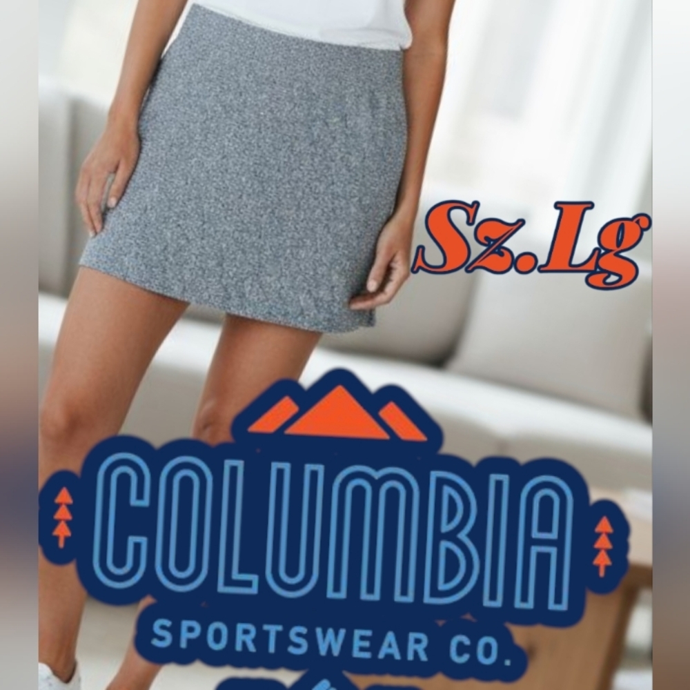 Columbia Sportswear Navy/White Whispering Lakes Skort Sz. Lg